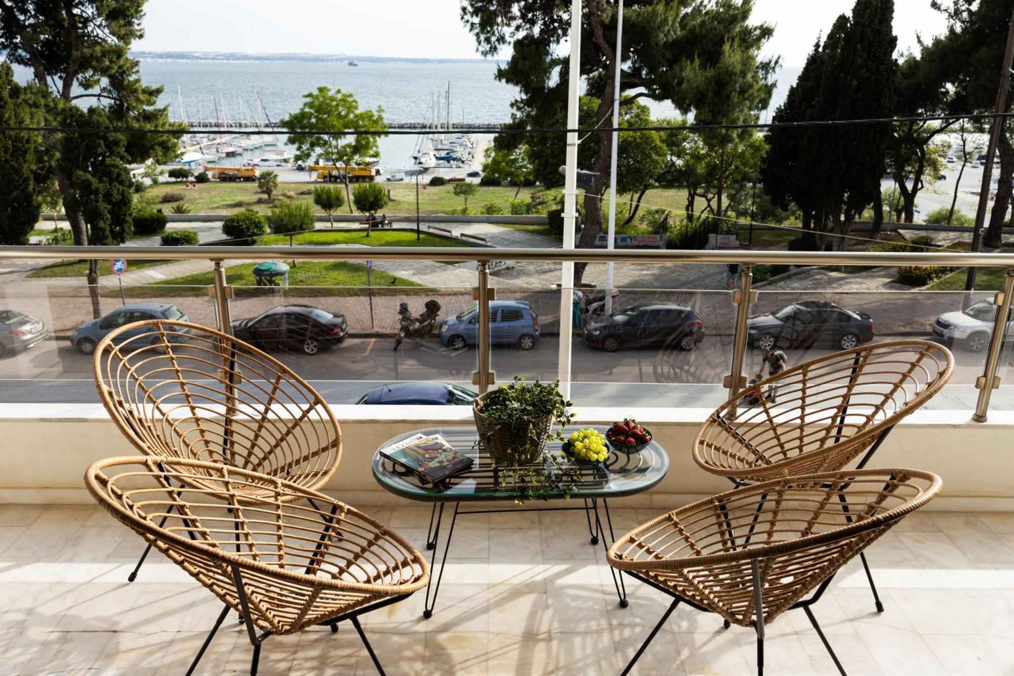 Champagne Sea View Apartment By Binobi! Thessaloniki Exterior foto